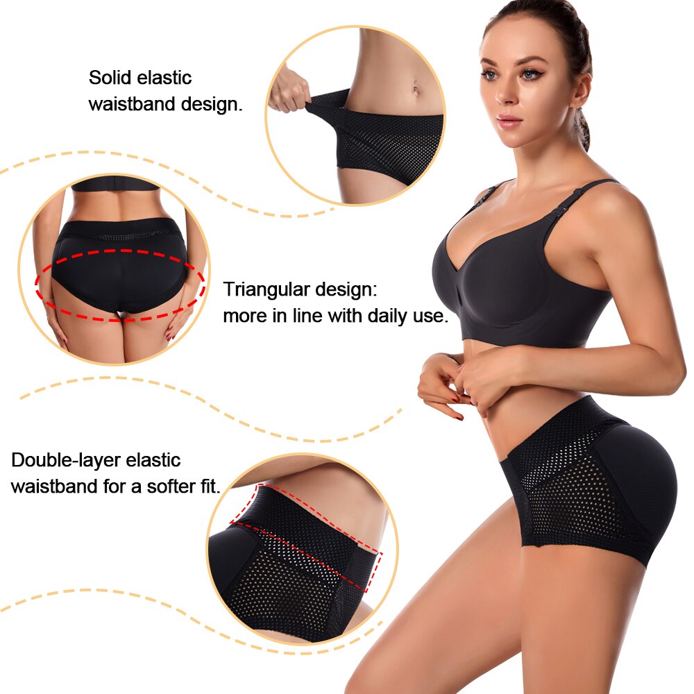Body Shaper Butt Lifter Panties Push Up Hip Shapewear Panties Hip Enhancer with Pads - 0 Find Epic Store