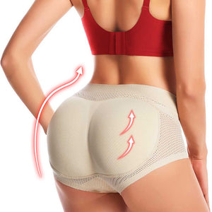 Body Shaper Butt Lifter Panties Push Up Hip Shapewear Panties Hip Enhancer with Pads - 0 Beige / S Find Epic Store