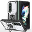 Case For Samsung Galaxy Z Fold 4 3 Case Camera Cover Built-in 360°Rotate Ring Stand Car Holder Magnetic Protective Shockproof Cover - 0 For Galaxy Z Fold 3 / Silver / United States Find Epic Store