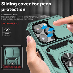 For iPhone 14 Pro&amp;14 Pro Max Case Slide Camera Lens Military Grade Bumpers Armor Cover for iPhone 14 - 0 Find Epic Store