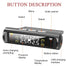 Car TPMS Tyre Pressure Monitoring System Solar Power Digital LCD Display Auto Security Alarm Systems Pressure External Sensor - 0 Find Epic Store