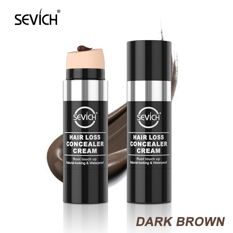 Sevich 30ml Waterproof Hair Loss Concealer Cream Unisex Natural-Looking Instantly Black Color Root Touch Up Hairline Concealer - 0 Find Epic Store