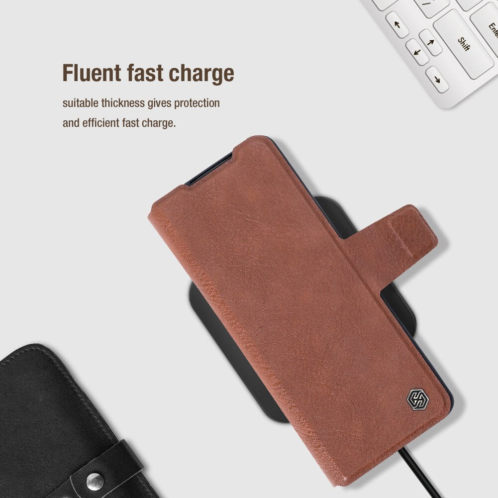 Case For Samsung Galaxy Z Fold 4 5G Case Leather Case Luxury Leather Kickstand Case With S-Pen Pocket For Z Fold 4 Case - 0 Find Epic Store