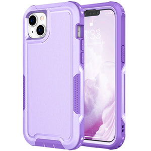 Case for iPhone 14 Pro Max Heavy Duty Full Body Shockproof Hybrid Bumper Cover for iPhone 14 Max (2022) - 0 for iPhone 14 / purple / United States Find Epic Store