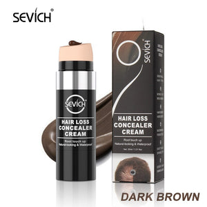 Sevich 30ml Waterproof Hair Loss Concealer Cream Unisex Natural-Looking Instantly Black Color Root Touch Up Hairline Concealer - 0 Dark Brown Find Epic Store