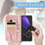 Embossed 3D Flower Case for Samsung Galaxy Z Fold 4 Fold 3 Leather Wallet Phone Case Bag Cover - 0 Find Epic Store