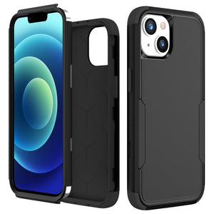 Case For iPhone 14 Armor Shockproof 3 in 1 Hybrid iPhone 14 Pro Max Colorful Hard PC +Silicone Heavy Duty Full Protection Cover - 0 For iPhone 14 / Black Black / United States Find Epic Store