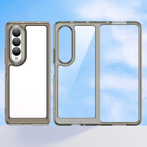 Clear Hard PC Back Case For Samsung Galaxy Z Fold 4 Camera Lens Protective Soft TPU Bumper Transparent Cover For Galaxy Z Fold 4 - 0 Find Epic Store