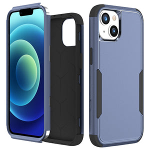 Case For iPhone 14 Armor Shockproof 3 in 1 Hybrid iPhone 14 Pro Max Colorful Hard PC +Silicone Heavy Duty Full Protection Cover - 0 For iPhone 14 / Navy Black / United States Find Epic Store