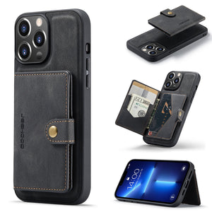 Case For iPhone 14 &amp; 14 Pro Leather With Magnetic Wallet Kickstand Card Holder Designed Cover For iPhone 14 Pro Max(2022) - 0 for iPhone 14 / Black / United States Find Epic Store