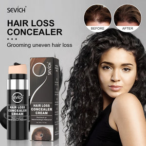 Sevich 30ml Waterproof Hair Loss Concealer Cream Unisex Natural-Looking Instantly Black Color Root Touch Up Hairline Concealer - 0 Find Epic Store