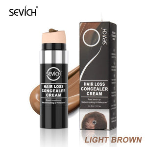 Sevich 30ml Waterproof Hair Loss Concealer Cream Unisex Natural-Looking Instantly Black Color Root Touch Up Hairline Concealer - 0 Light Brown Find Epic Store