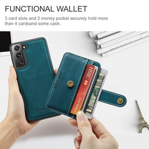 Luxury Magnetic Safe Leather Case Anti-theft brush For Samsung Galaxy S22 Ultra S22+Plus Wallet Card Solt Bag Stand Holder Cover - 0 Find Epic Store