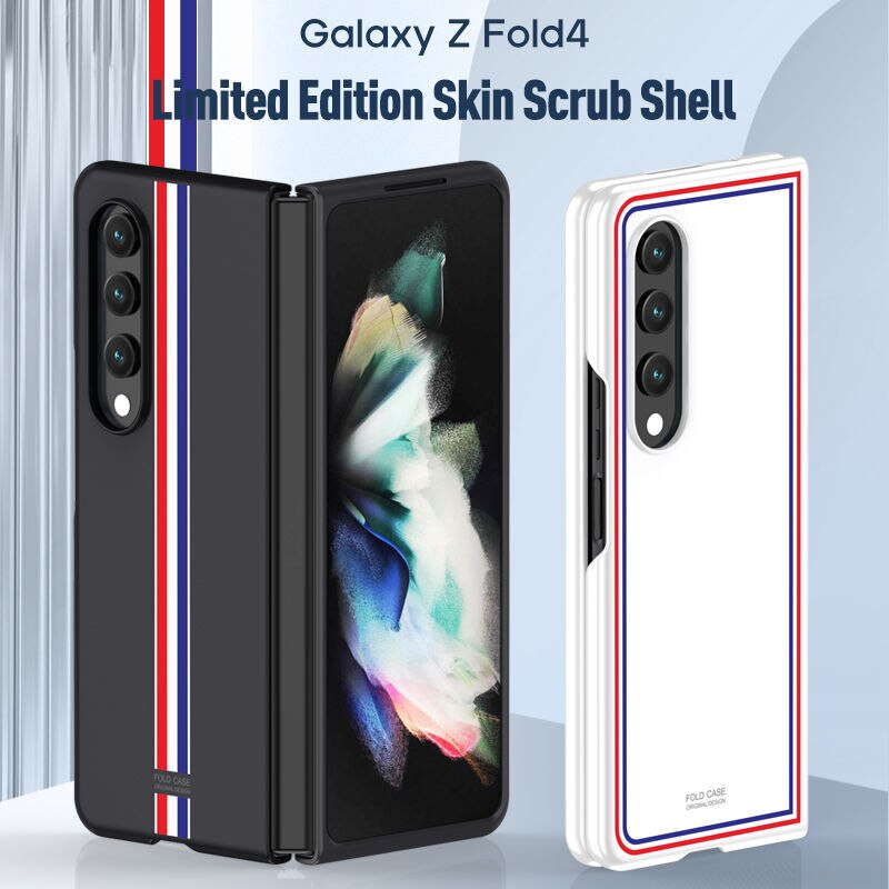 Fashion Skin-friendly Cell Phone Cover for Samsung Galaxy Z Fold 4 Anti-drop Lens and Screen Protection Ultra Thin Folding Case - 0 Find Epic Store