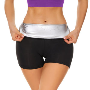 Sweat Sauna Pants Women Weight Loss Pants Waist Trainer Slimming Pants Fat Burning Sweat Short Pants - 0 Black YD8883 / M Find Epic Store
