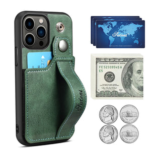 Case For iPhone 14 Pro Max Case PU Leather Wallet Flip Cover Stand Feature with Wrist Strap and Credit Cards Pocket for iPhone 14 Pro - 0 Find Epic Store