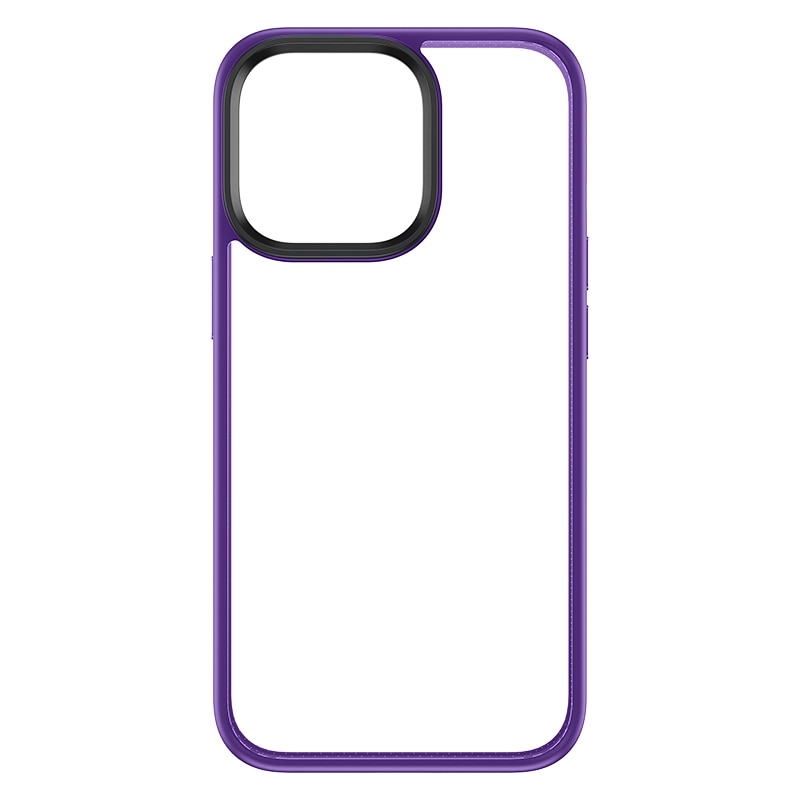 Transparent Bumper Case for iPhone 14 Pro Max,ROCK Cover Anti-Scratch Ultra Hybrid Hard Clear Back Soft Panel Case for iPhone 14 - 0 For iPhone 14 / purple / United States Find Epic Store