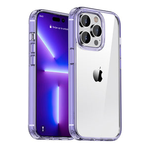 Air Armor Case for iPhone 14 Pro Max Case Military-Grade Drop Protection Shock-Absorbing Corners Yellowing-Resistant Hard Back - 0 For iPhone 14 / Clear Purple / United States Find Epic Store