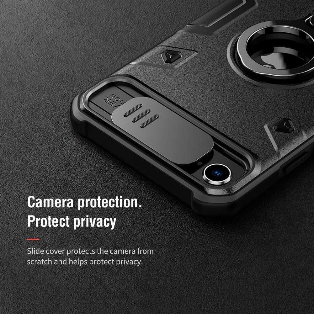 NILLKIN Slide Cover Case For Apple iPhone SE 2022/2020 Ring Stand Case for iPhone 7 8 designer Shockproof Case - 0 Find Epic Store