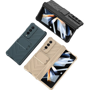 Magnetic Folding Armor Case for Samsung Galaxy Z Fold 4 5G with adjustable Bracket Anti-Drop Full Protection Cover - 0 Find Epic Store