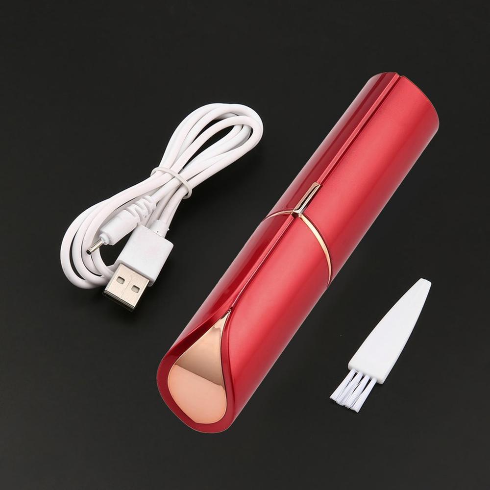 Portable Mini Body Facial Hair Remover - red Find Epic Store