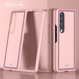 Fashion Skin-friendly Cell Phone Cover for Samsung Galaxy Z Fold 4 Anti-drop Lens and Screen Protection Ultra Thin Folding Case - 0 For Galaxy Z Flip 4 / Pink 2 / United States Find Epic Store