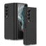 Case For Samsung Galaxy Z Fold 4 Luxury Plating Surface Plain Leather Case Soft Feel All-inclusive Protection Phone Cover - 0 For Galaxy Z Fold 4 / Black 2 / United States Find Epic Store