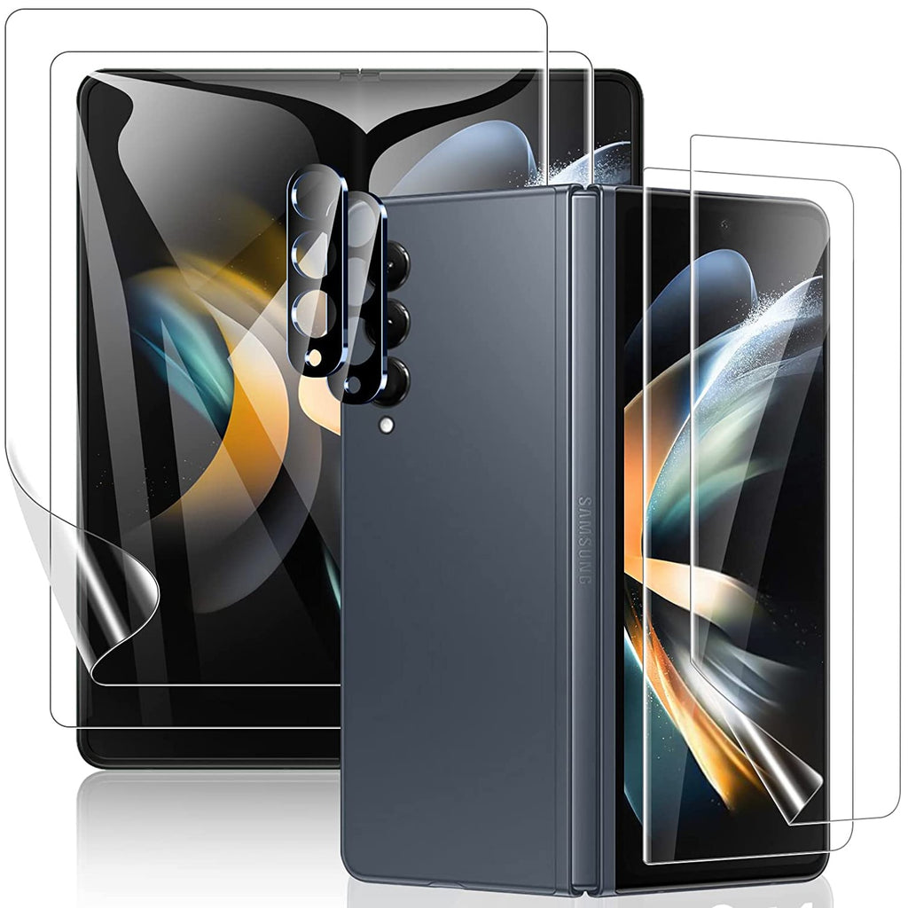 Case for Samsung Galaxy Z Fold Flip 4/3 Screen Protector, Inner+ Front TPU Screen Protector + Tempered Glass Camera Lens Protector - 0 United States / 2 Pack / for Galaxy Z Fold 3 Find Epic Store