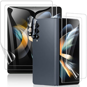 Case for Samsung Galaxy Z Fold Flip 4/3 Screen Protector, Inner+ Front TPU Screen Protector + Tempered Glass Camera Lens Protector - 0 United States / 2 Pack / for Galaxy Z Fold 3 Find Epic Store