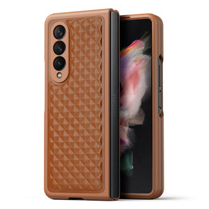 Premium Genuine Leather Case For Samsung Galaxy Z Fold 4 5G Precise Cutouts Drop Protection Anti-Slip Cover For Galaxy Z Fold 3 - 0 For Galaxy Z Fold 3 / Brown / United States Find Epic Store