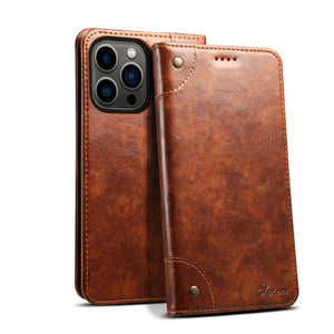 Case For iPhone 14 Pro Max Wallet Case, PU Leather Magnetic Flip Case With Card Holders Stand TPU Inner Shell Cover For iPhone 14 Pro - 0 iPhone 14 / Brown / United States Find Epic Store