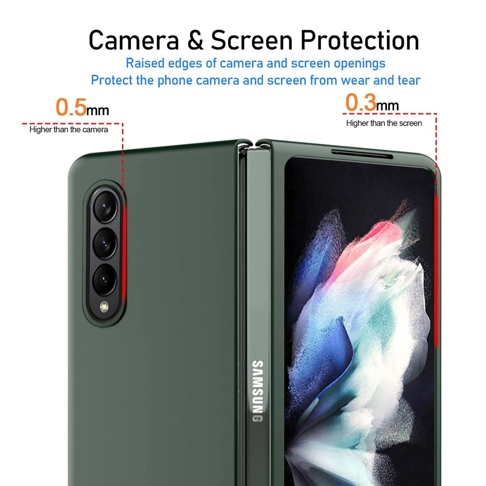Ultra-Thin Case for Samsung Galaxy Z Fold 4 5G Shockproof Military Graded Anti-Drop Camera Screen Protection Cover for Z Fold 3 - 0 Find Epic Store