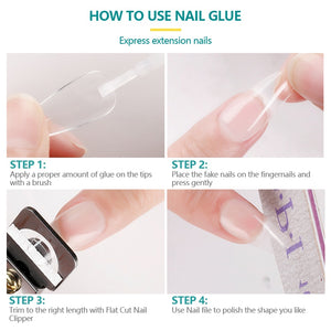 Fast Dry Nail Glue with Brush - 0 Find Epic Store