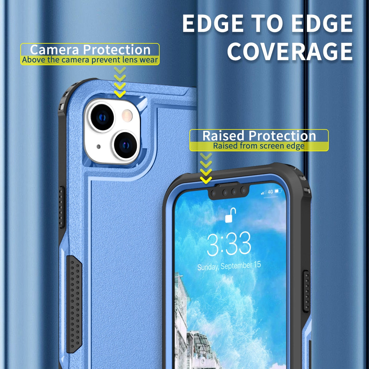 Case for iPhone 14 Pro Max Heavy Duty Full Body Shockproof Hybrid Bumper Cover for iPhone 14 Max (2022) - 0 Find Epic Store