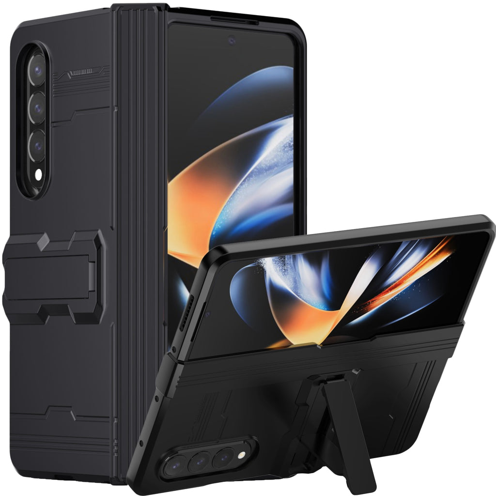 Case For Samsung Galaxy Z Fold 4 5G All-inclusive Drop Protection Kickstand Phone Case Non-Fingerprint Cover for Galaxy Z Fold 4 - 0 Find Epic Store