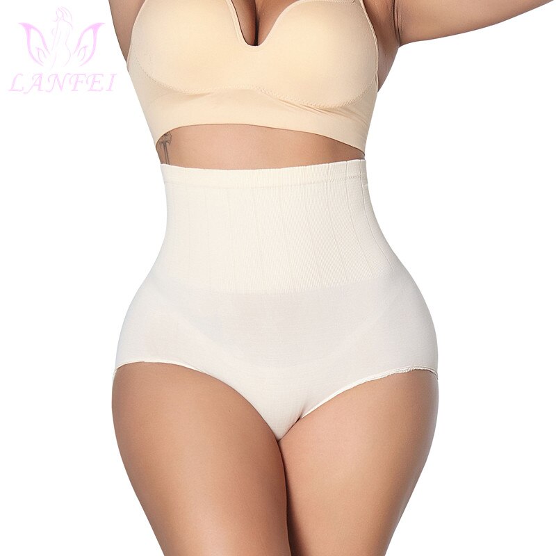 Tummy Control Shorts Women Body Shaper High Waist Trainer Brief Underwear Seamless Shaper Wear - 0 Apricot / free size Find Epic Store