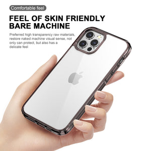 Slim Fit Design for iPhone 14 Pro Max Case, Crystal Clear Ultra Thin Military Grade Drop Protection Shockproof Phone Case Cover - 0 Find Epic Store