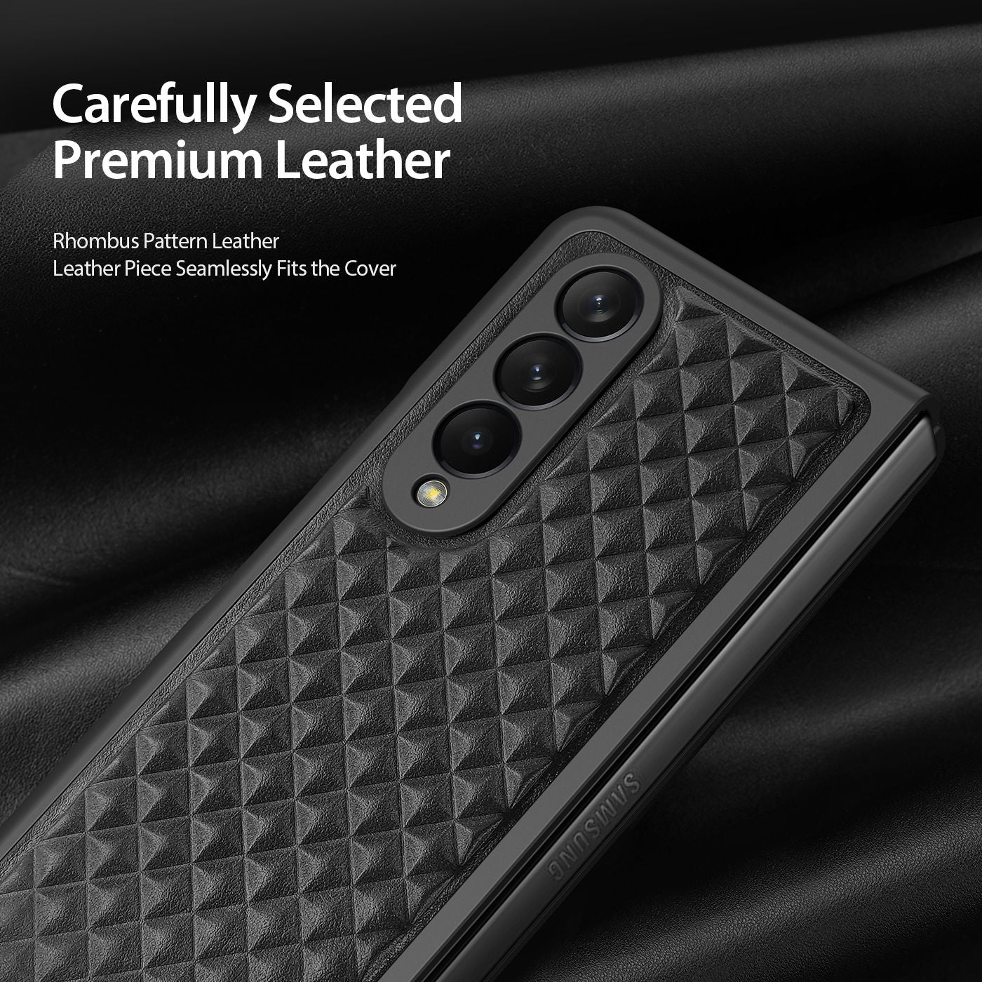 Premium Genuine Leather Case For Samsung Galaxy Z Fold 4 5G Precise Cutouts Drop Protection Anti-Slip Cover For Galaxy Z Fold 3 - 0 Find Epic Store