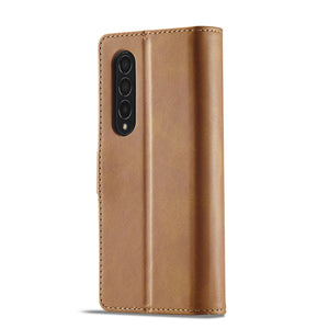 Premium PU Leather Case for Samsung Galaxy Z Fold 4 2022 5G Scratch-Resistant Solid Color Cover for Samsung Galaxy Z Fold 3 Case - 0 Find Epic Store