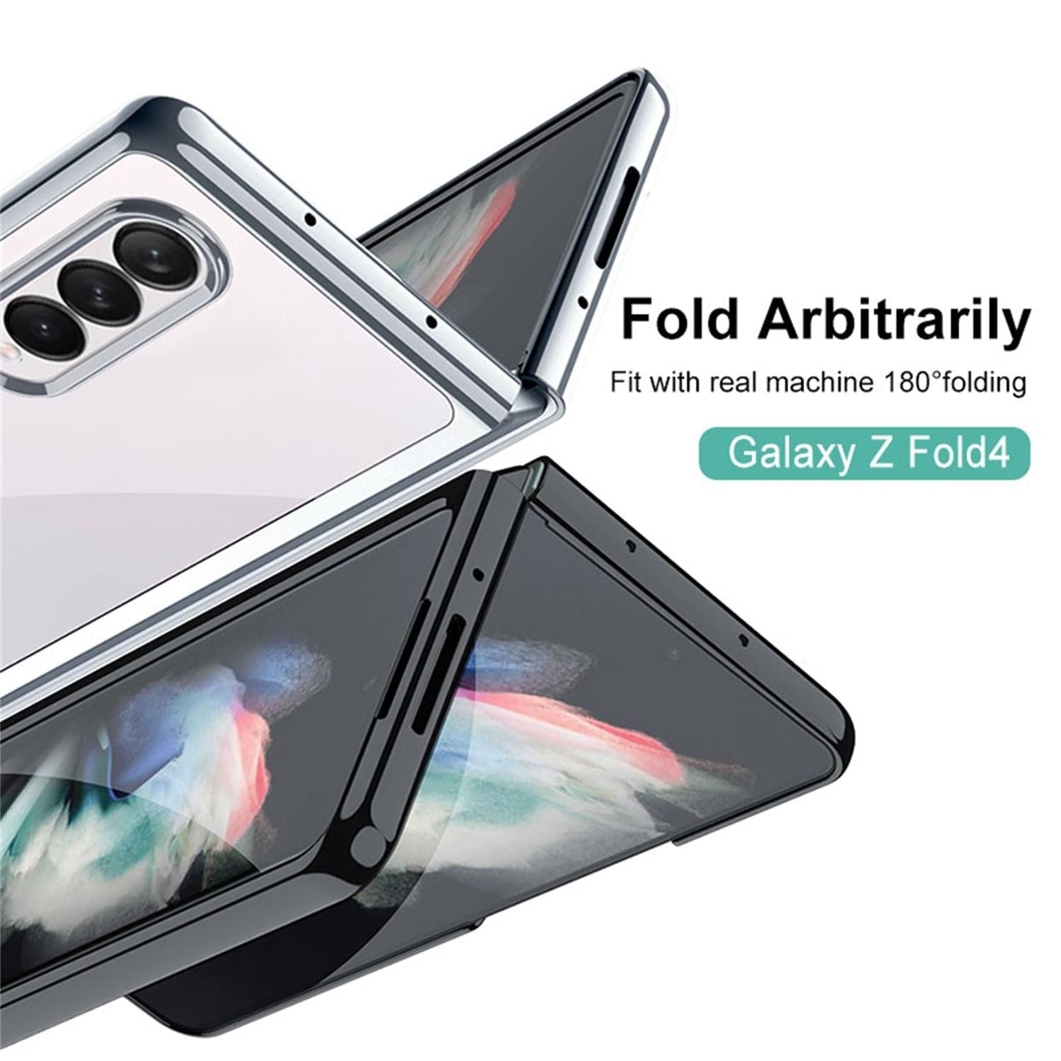 Original HD Transparent Case For Samsung Galaxy Z Fold 4 Shell Film Plating Phantom Full Shockproof Hard Plastic Cover - 0 Find Epic Store