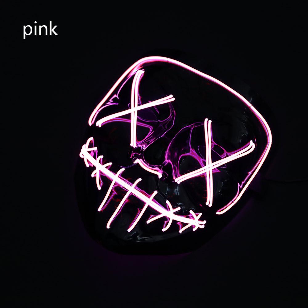 HALLOWEEN LED MASK - Pink Find Epic Store