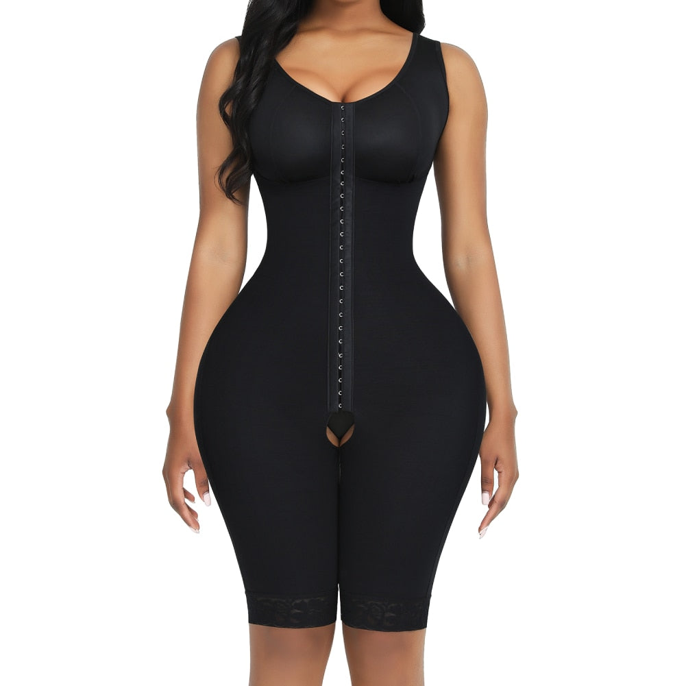 Colombian Reductive Girdles Butt Lifter Waist Trainer Body Shaper Bodysuit Women Binders Shapers Slimming Underwear Shapewear - 31205 black shapewear / S / United States Find Epic Store