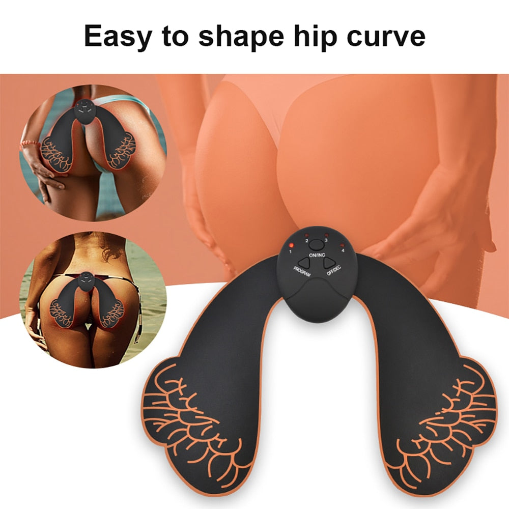 EMS Hip Stimulator Trainer Muscle ABS Fitness Buttocks Massage Butt Lifting Buttock Toner Trainer Hip Slimming Massager Relax - 201222206 Find Epic Store