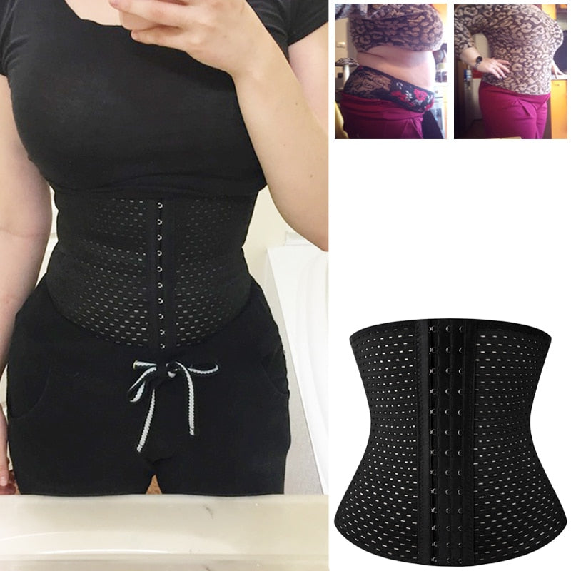 Waist Trainer Fitness Corset for Weight Loss Sport Workout Slim Body Shaper Tummy Modeling Strap Shapewear Women Slimming Sheath - 31205 Find Epic Store