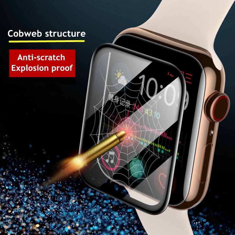 Screen Protector For Apple Watch case 44 MM 40MM iWatch series 5 4 3 2 42MM 38MM 9D HD soft Film for apple watch Accessories 44 - 200195142 Find Epic Store