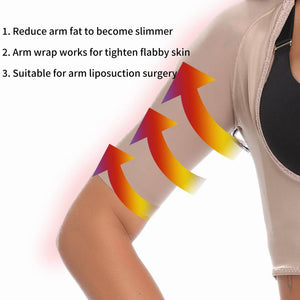 Women's Seamless Arm Shaper Corset Slim Upper Sleeves Top Body Shaper Compression Vest Posture Corrector Bust Lift - 31205 Find Epic Store