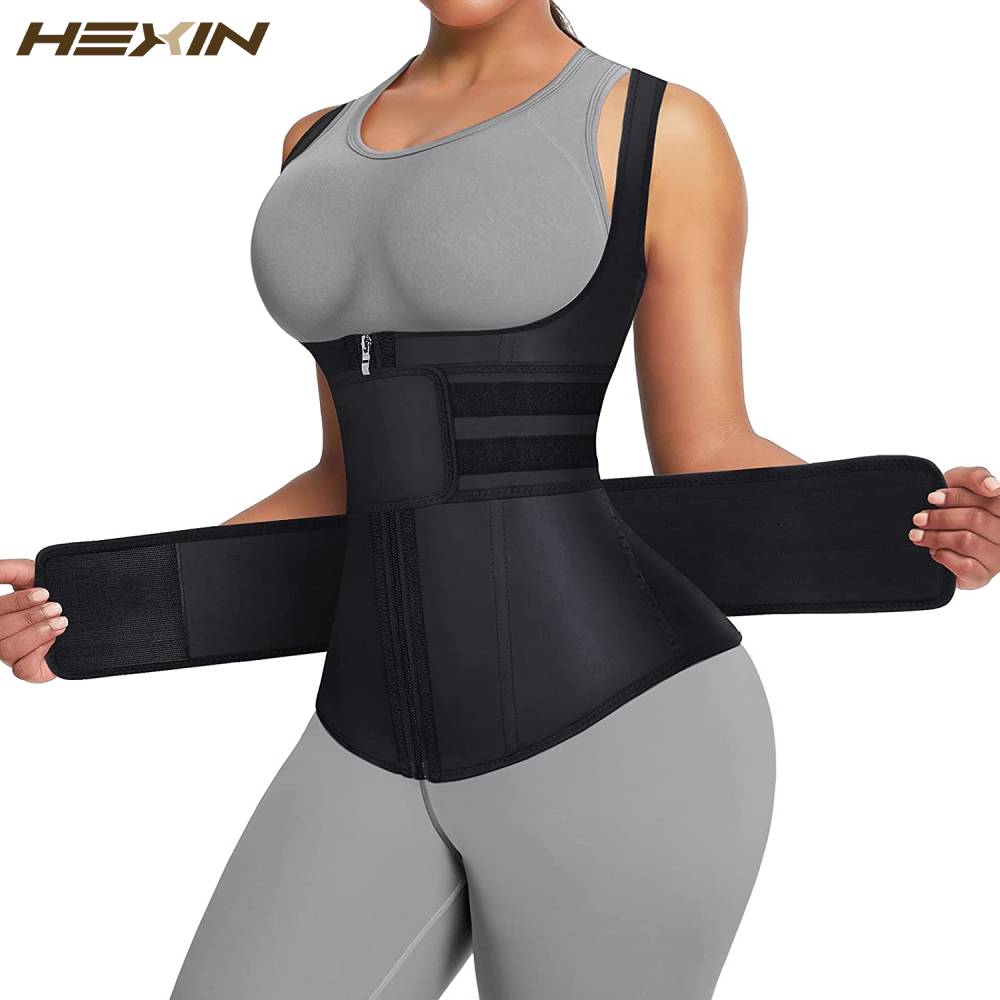 Women Latex Waist Trainer Vest Body Shaper Women Corsets Plus Size Shapewear Slimming Belt Shapers Cincher Zipper Vest - 0 Find Epic Store