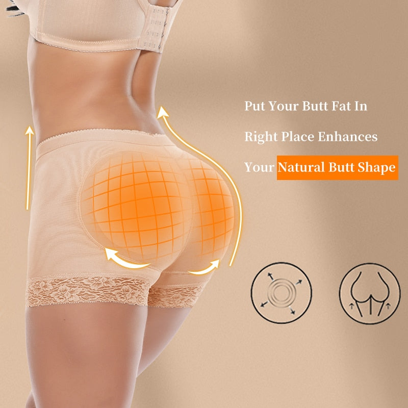 Hip Enhancer Butt Lifter Push Up Panties Women Body Shapers Control Panties Shapewear Sexy False buttocks Slimming Underwear - 0 Find Epic Store