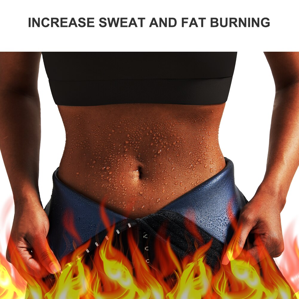 Sweat Sauna Pants Body Shaper Weight Loss Slimming Pants Shapewear Waist Trainer Tummy Control Hot Thermo Sweat Leggings Fitness - 31205 Find Epic Store