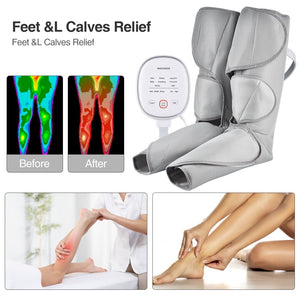 Leg Massager with Air Compression Electric Leg Compression Massager Foot and Calf Thigh Circulation Full Wrap Massager Relax - 201220806 Find Epic Store